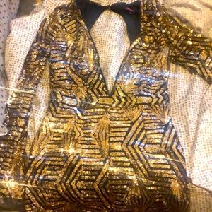 Gold and black Jumpsuit